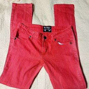 Thrill Red Jeans